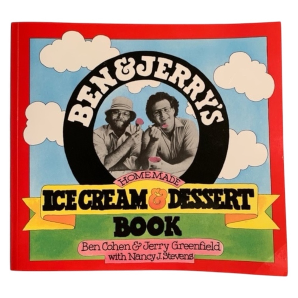 Ben & Jerry’s Homemade Ice Cream & Dessert Book - Paperback - Easy To Read